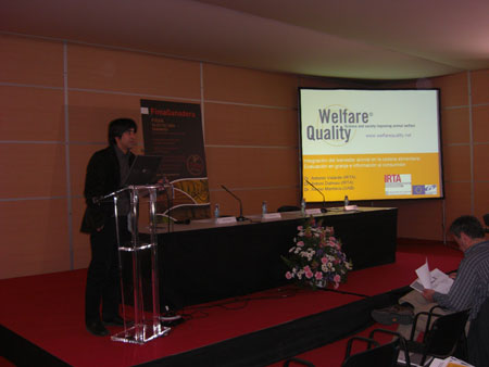 Presentacin del proyecto Welfare Quality durante la celebracin de Fima Ganadera 2009