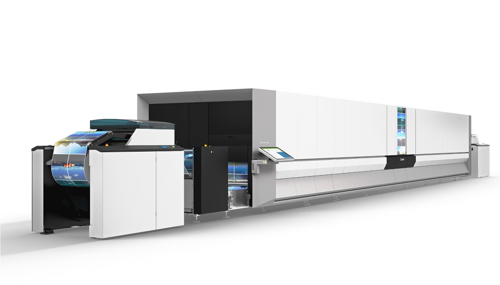 Nueva impresora de inyeccin de tinta de alimentacin continua Canon ProStream 1800