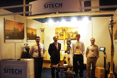 Stand of Sitech, official dealer of Trimble for Spain and Portugal solutions