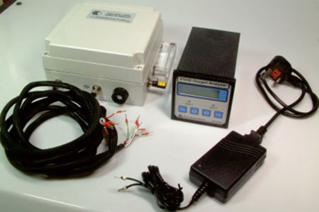 Analizador de oxgeno con sensor de zirconio de Hitech Instruments