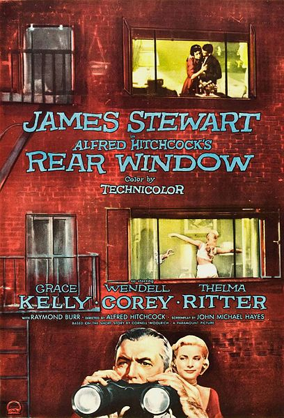 Poster do filme 'Janela Indiscreta' (Rear Window)