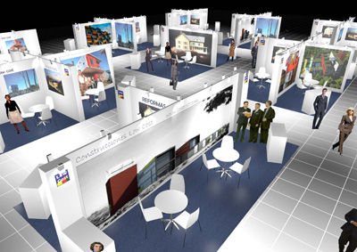 The stands of Low Cost are modular and no luxuries, so it is more economical to participate