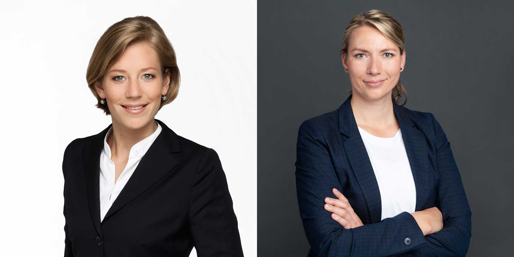 Freya von Czetrritz (izq.) vuelve a ser la directora de proyectos de Agritechnica, e Ines Rathke ser la nueva gerente de proyecto de EuroTier...