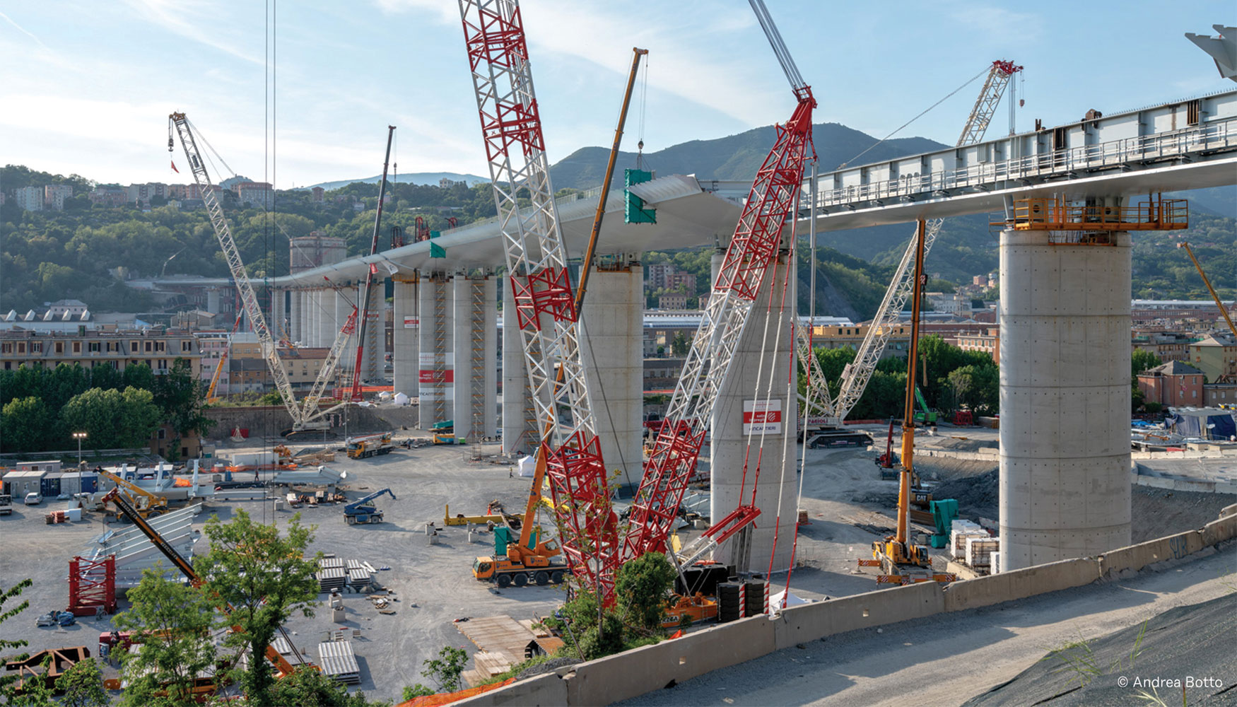 La reconstruccin de este puente genovs ha supuesto grandes desafos de ingeniera