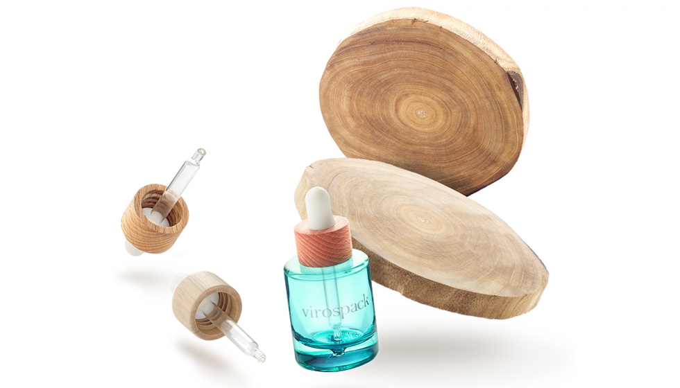Just Wood! es el primer cuentagotas de la industria cosmtica con una tapa de madera 100% natural