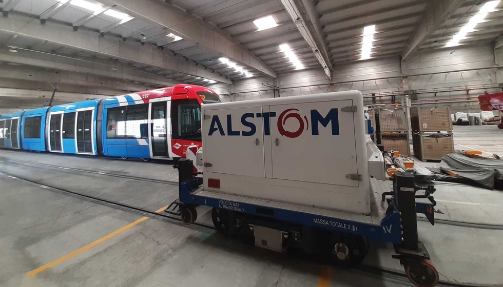 El proyecto es resultado de la colaboracin entre los equipos de Alstom Espaa y Metro Ligero Oeste (MLO)