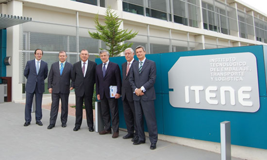 From left to right: Daniel Calleja, Javier Zabaleta, ngel Snchez, Antonio Tajani, Victoriano Snchez Barciztegui and Rafael Ripoll...