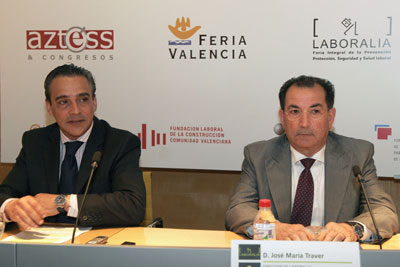 Romn Ceballos y Jos Mara Traver, presidente y director de Laboralia respectivamente...