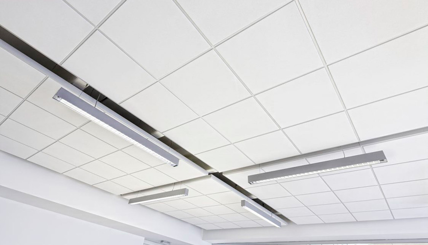 Los techos Armstrong ofrecen una reflexin de la luz de que puede alcanzar el 87%...