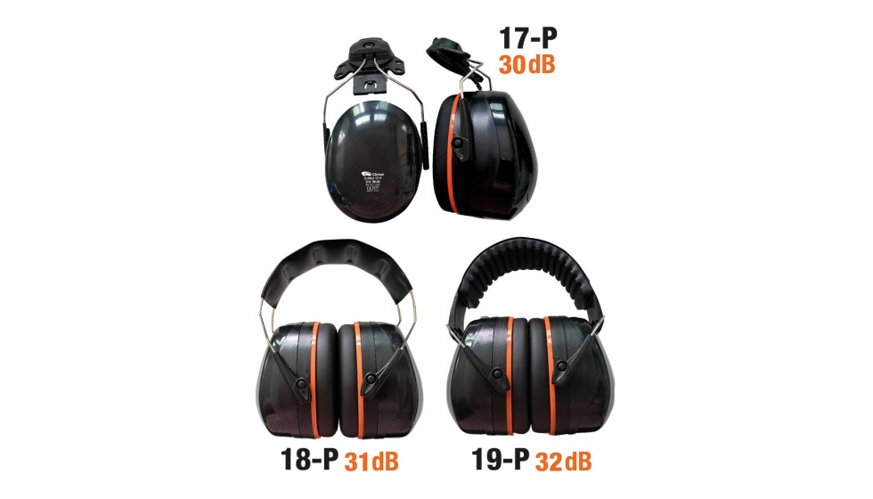 Los tres modelos de protectores auditivos de Climax