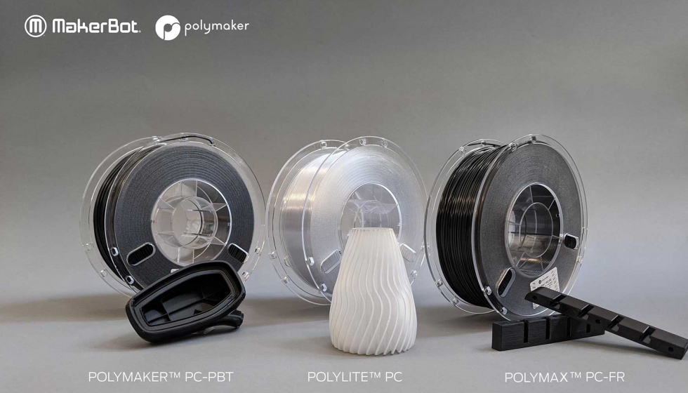 Nuevos materiales de Polymaker para MakerBot