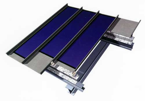 Acsol Metal puede conformarse segn las necesidades para adaptarse al sistema constructivo de la cubierta