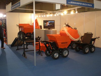 Imagen del stand de Muck-Truck en la pasada edicin de Construmat