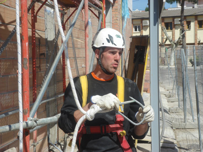 The Alco training day focused on the layout, mounting and dismounting of tubular scaffolding