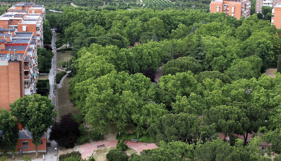 Madrid cuenta con un total de 6.300 hectreas verdes, 20 metros cuadrados de zonas verdes por cada habitante