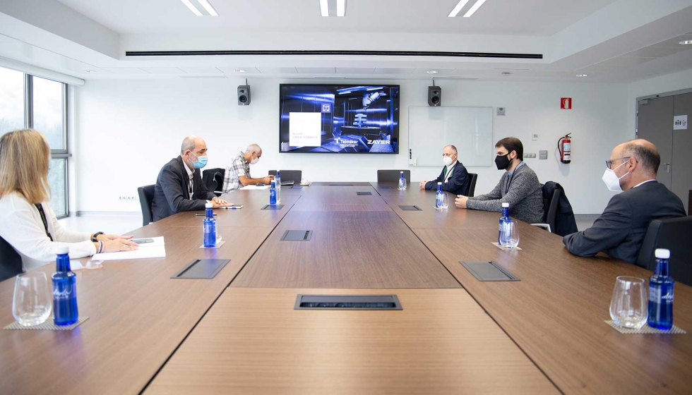 Los representantes de Zayer y Tekniker se reunieron el 24 de septiembre en las instalaciones del centro tecnolgico