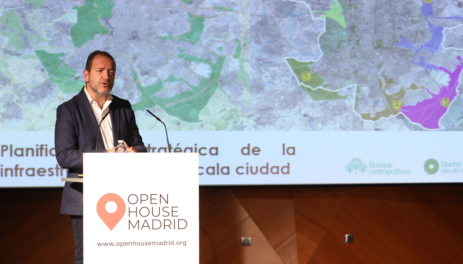 El sur y el este del municipio de Madrid presentan una menor dotacin de espacios verdes y estn ms fragmentados...