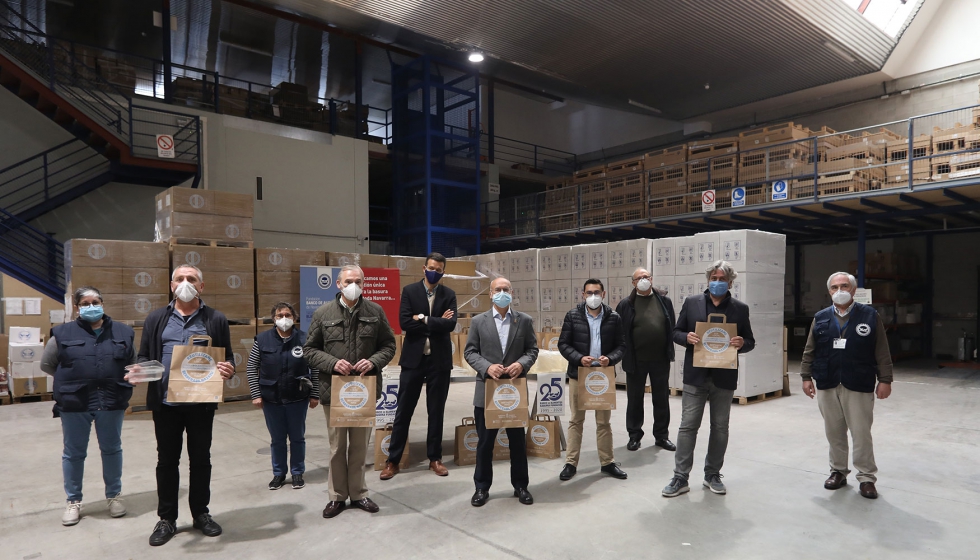 Bernardo Ciriza, Joaqun Fernndez, Jess M Rodrguez, Fernando Mendoza, trabajadores y trabajadoras del Banco de Alimentos...