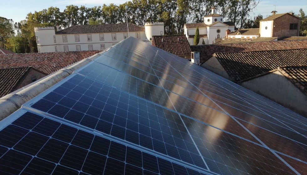 Se han instalado 540 m2 de fotovoltaicos en una edificacin del siglo XIX