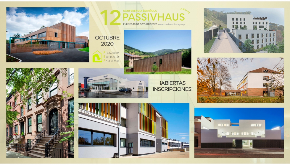 La 12 Conferencia Espaola Passivhaus de ceebra los das 21, 22, 28 y 29 de octubre en formato virtual