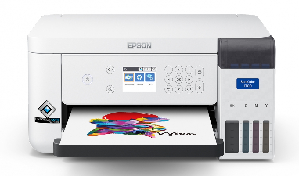 Epson lanza SureColor SC-F100, su impresora A4 para sublimación - Gráficas