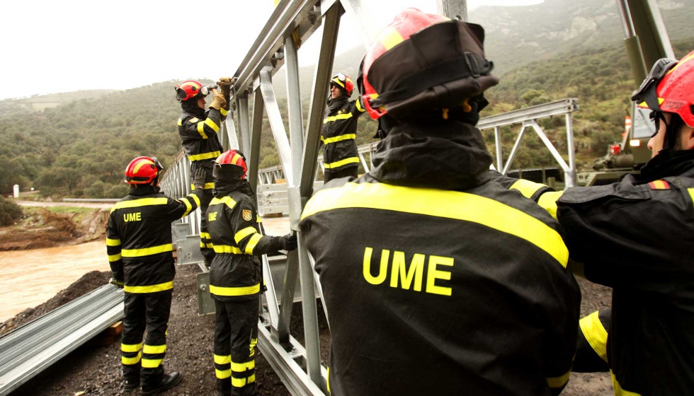 Actualmente la Unidad Militar de Emergencias (UME) es una m�s de las unidades que componen las Fuerzas Armadas