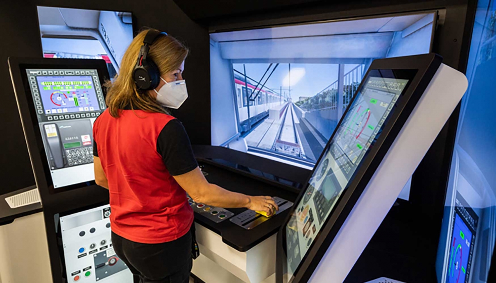 El simulador, desarrollado por Alstom, permite mejorar la formacin del personal y agilizar la resolucin de incidencias en lneas automticas...