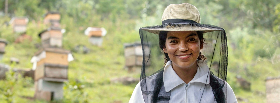 Oralia Ruano Lima, apicultora de Guatemala. Foto: UN Women/Rosendo Quintos