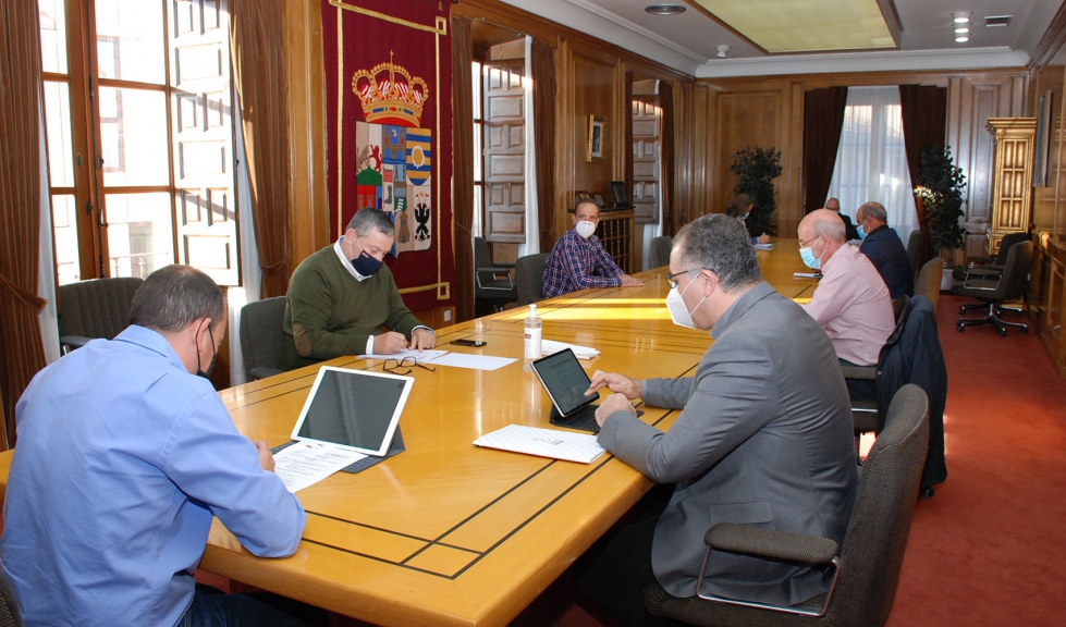 Reunin de la ltima Junta de Gobierno de la Diputacin de Zamora