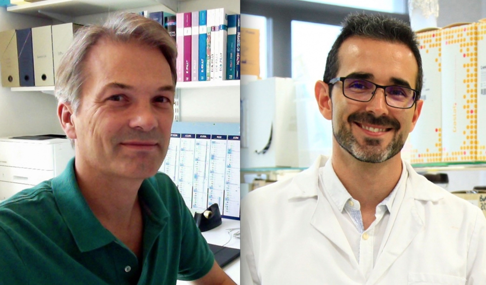 Marc Lecuit, del Instituto Pasteur, y Juan Jos Quereda, de la CEU UCH