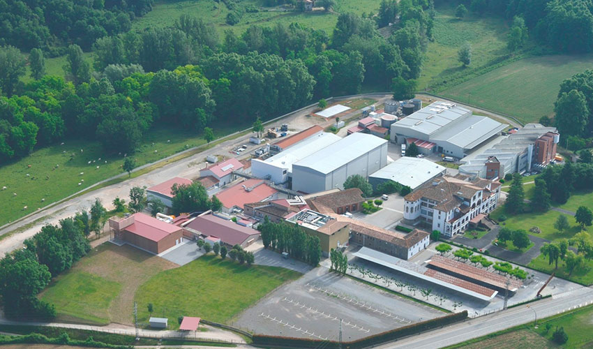 Vista general de la planta de Zoetis en La Vall de Bianya (Girona)