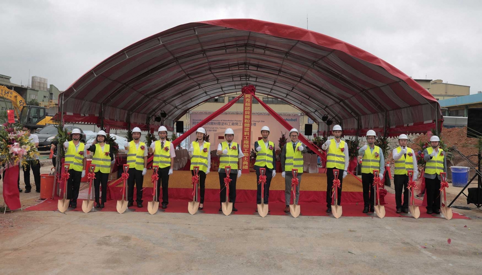 Se espera que la planta de recubrimientos en polvo en Chungli comience a operar en el tercer trimestre de 2021