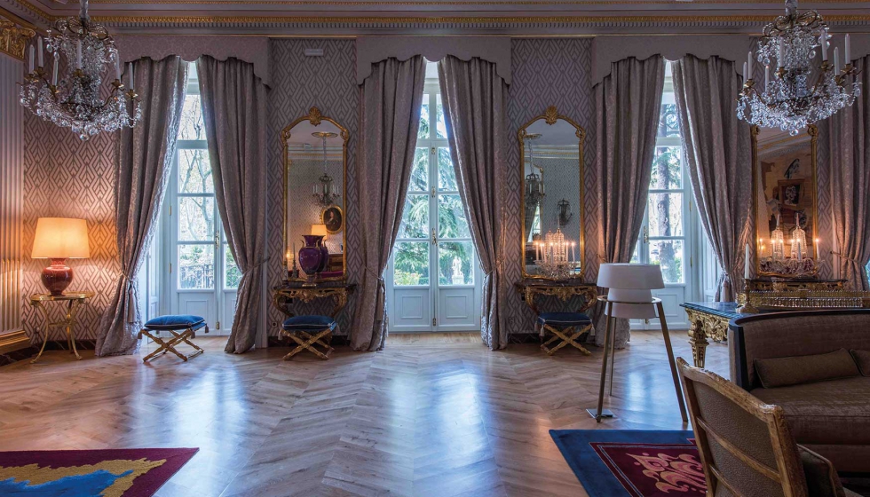 Deceuninck ha participado en la renovacin de las carpinteras exteriores en la residencia del Embajador de Francia, en Madrid...