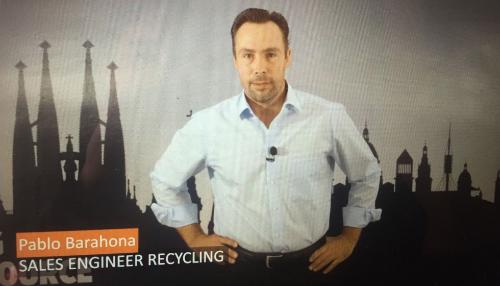 Pablo Barahona, Ingeniero de Ventas, especializado en RSU y plsticos de Tomra Sorting Recycling