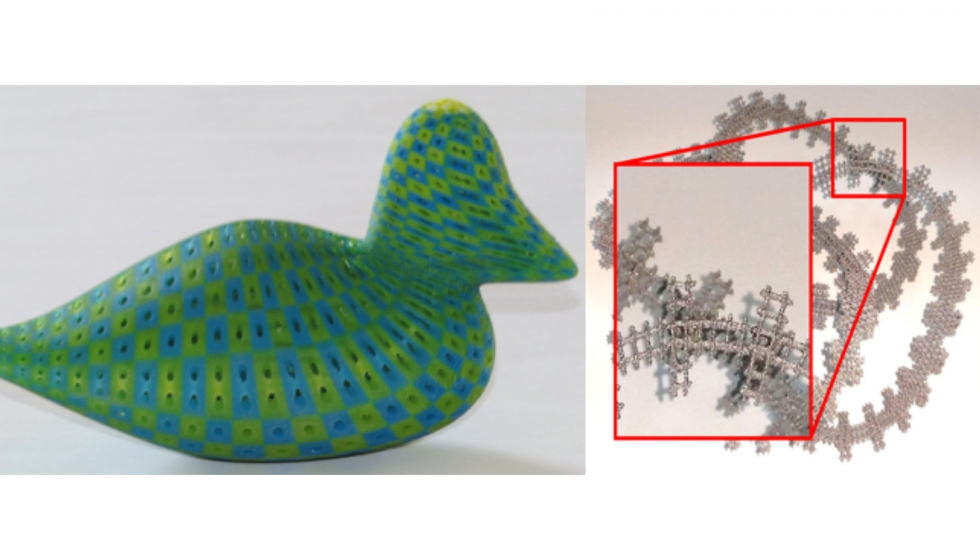 Figura 4: IzquierdaPato hueco y hermtico formado mediante mosaico con microelementos [1]. Derecha...