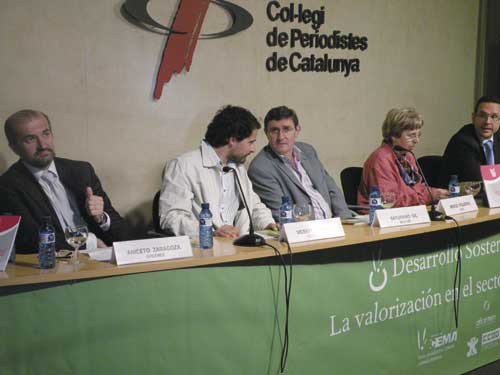 Presentacin del estudio del Institut Cerd en el Collegi de Periodistes, el pasado mayo en Barcelona...