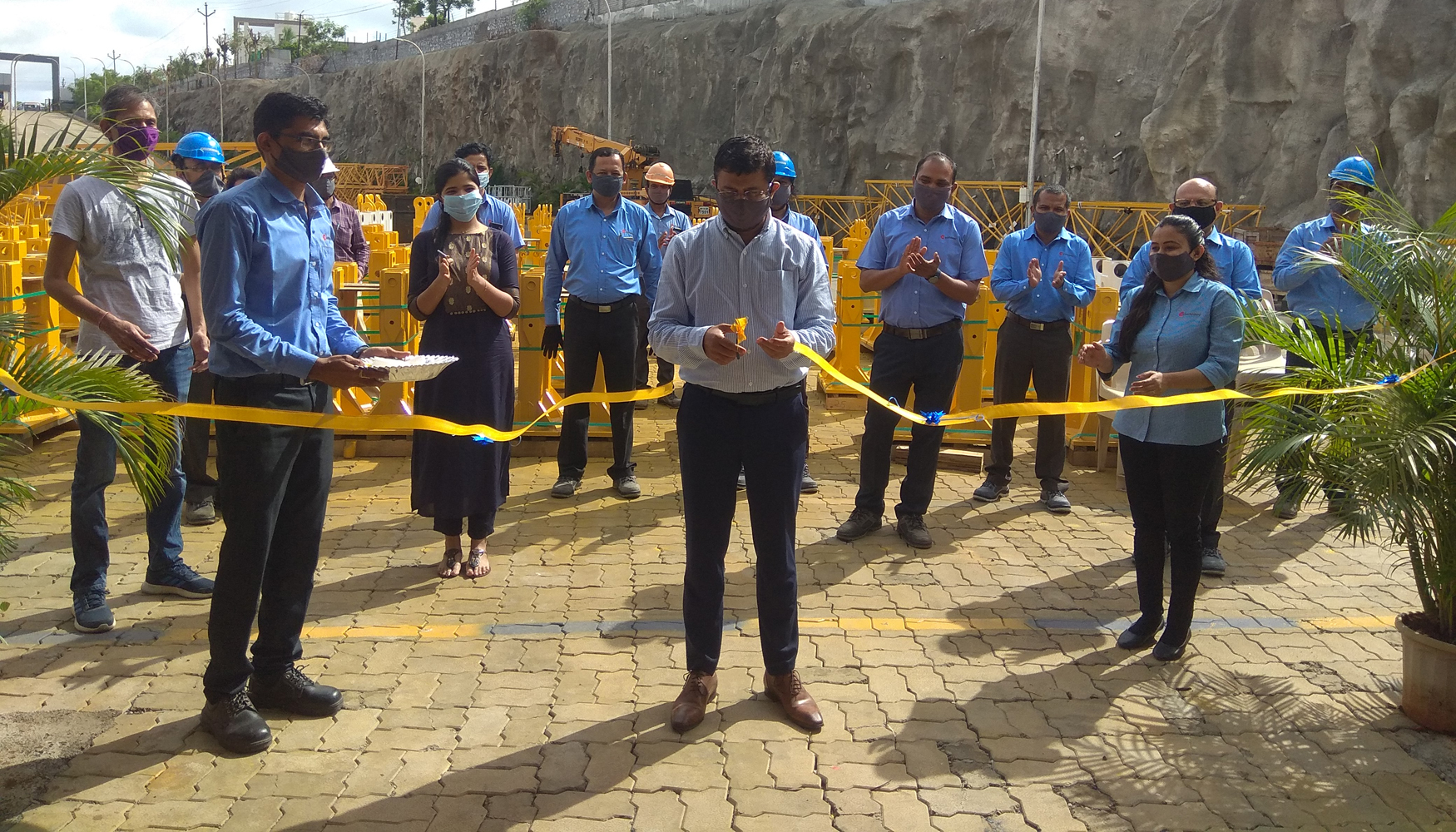 Acto de inauguracin del nuevo centro de formacin de Manitowoc Crane Care en Pune