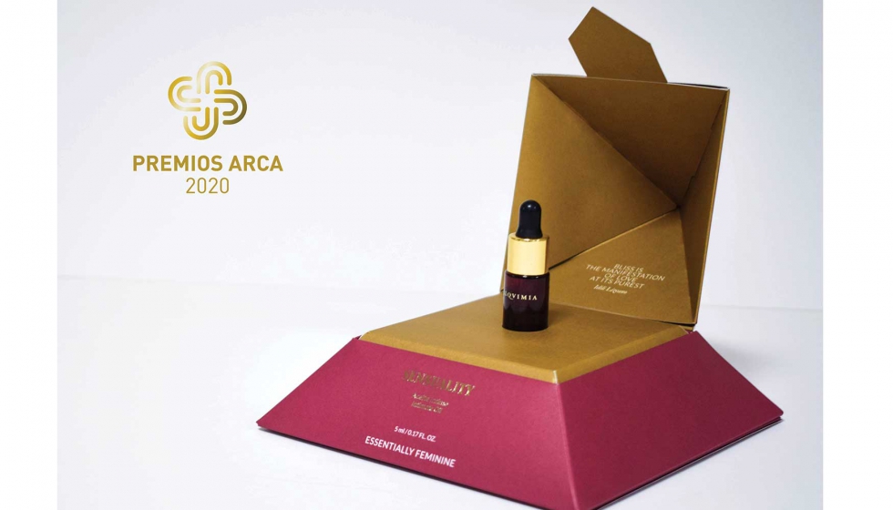 3. Arca al mejor packaging de productos de Belleza y Perfumera -Sensuality-Alqvimia, de Alzamora Group