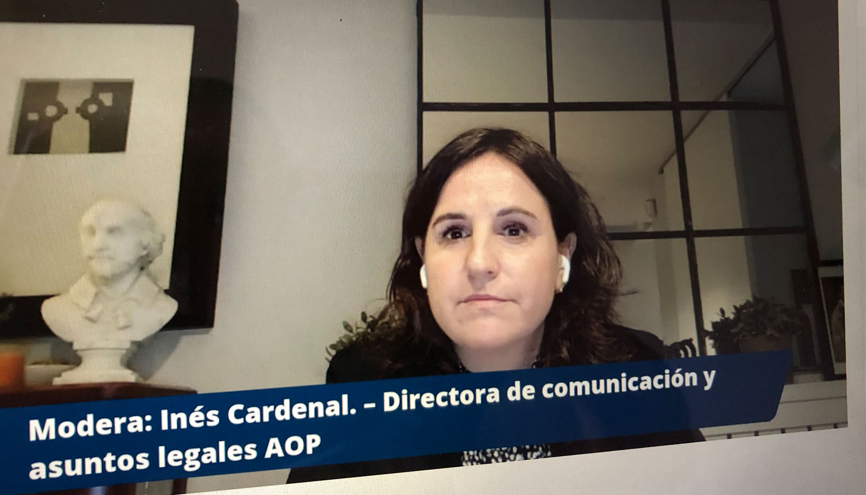 Ins Cardenal, directora de Comunicacin y Asuntos Legales de AOP...