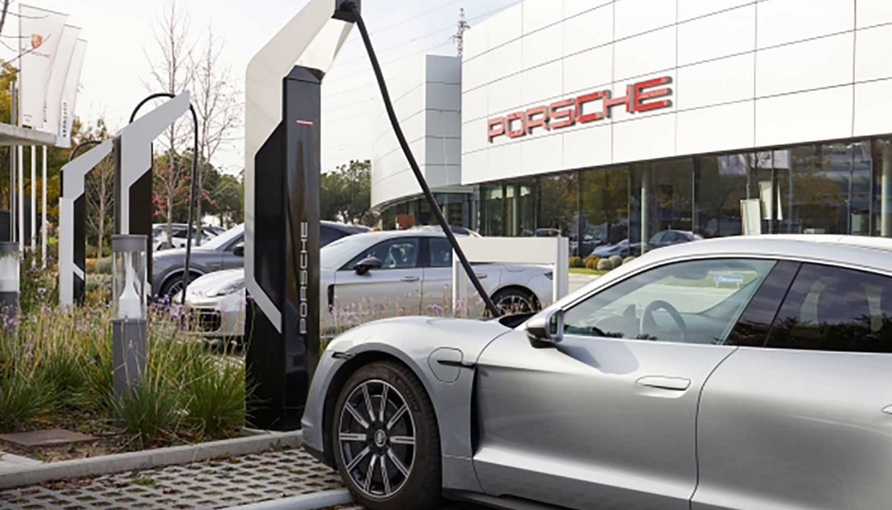 Estacin de carga ultra rpida de Porsche
