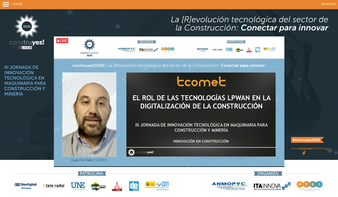 Jorge Del Valle, director de Negocio IoT Business en Tcomet