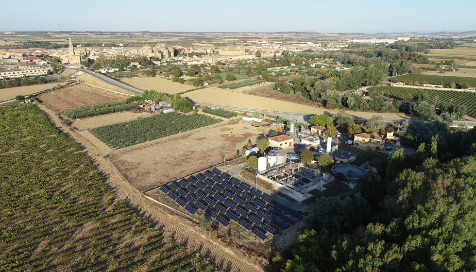 Instalacin fotovoltaica en la depuradora de Tafalla-Olite / Erriberri