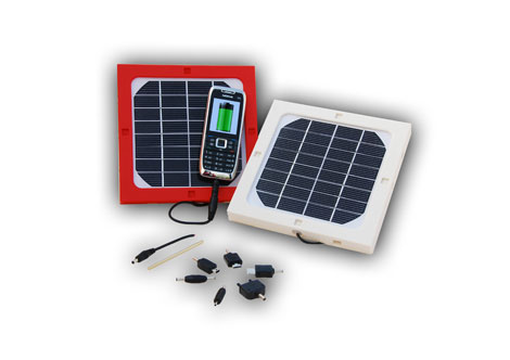 Clickcell con la aplicaci�n de cargador de m�vil solar, desarrollado por Nousol