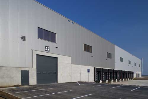Imagen del centro logstico Senec, cercano a Bratislava, donde Goodman ha alquilado unas instalaciones a Rinder GmbH