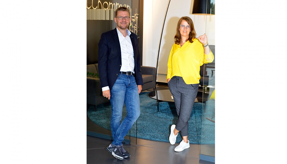 Simone Knappe y Oliver Lehbrink, directores generales de Knappe + Lehbrink Promotion GmbH