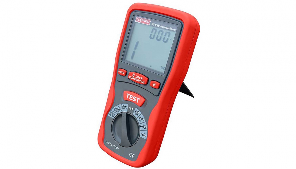 La familia RS incluye multmetros digitales, calibradores de tensin/corriente, comprobadores de aislamiento, calibradores de temperatura...
