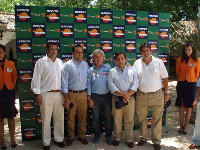 De izquierda a derecha: Alfonso Lorenzi, Carlos Aragons, ngel Nieto, Toms Jimnez y Luis Manzanares