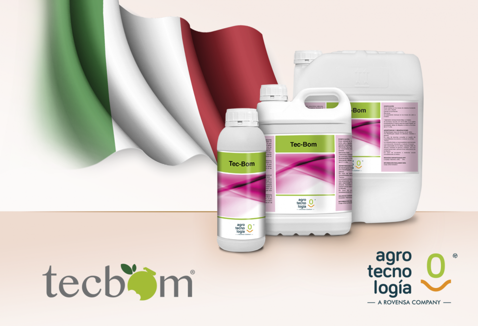 El fitosanitario TEC-BOM, del Grupo Agrotecnologa, obtiene el registro fitosanitario en Italia y se comercializar all por Idai Nature...