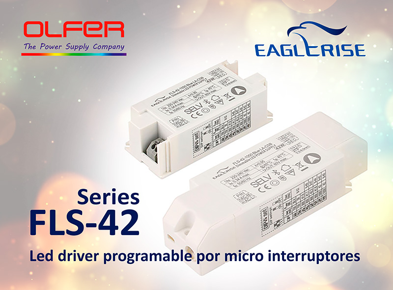Leds drivers programables por micro interruptores series FLS-42