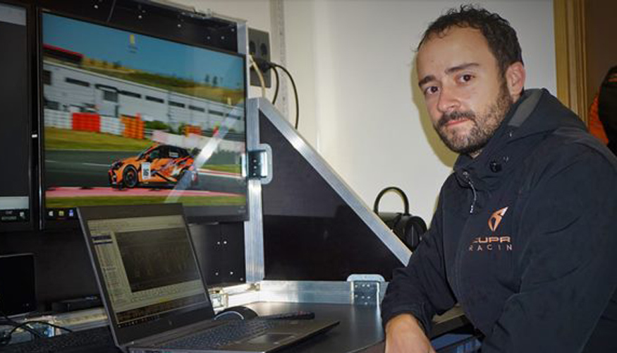 Aitor Lago, ingeniero de Cupra Racing Aitor Lago, ingeniero de Cupra Racing